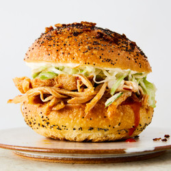 Slow-cooker Hot-honey Chicken Sandwiches