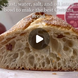 No-knead Ciabatta Bread