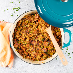 Chorizo Rice Skillet