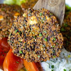 Lentil Quinoa Patties (easy High-protein)