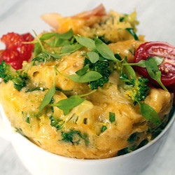 Microwave Quiche In A Cup