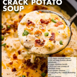 Crock Pot Crack Potato Soup