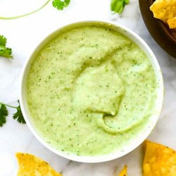 Creamy Avocado Salsa Verde Recipe