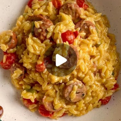 Boursin Sausage &amp; Veg Orzo