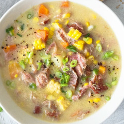 Slow-cooked Ham Chowder Recipe