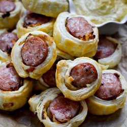 Easy Puff Pastry Sausage Rolls