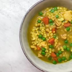 Curried Chicken And Barley Soup