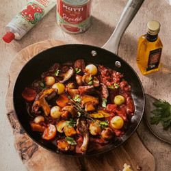 Paddenstoelen bourguignon