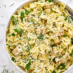 Herby Lemon Chicken Pasta Salad