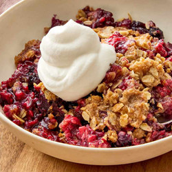 Triple Berry Crisp