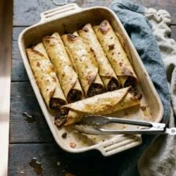 Vegan Black Bean Taquitos