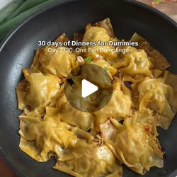 One Pan Dumplings