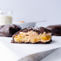 Banana Peanut Butter Yogurt Clusters