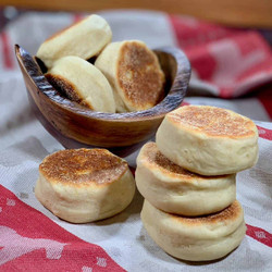 Sourdough Discard English Muffins