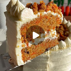 Moist Carrot Cake With Cream Cheese Frosting