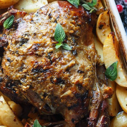 Greek Style Roast Lamb