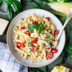 Easy Boursin Cheese Pasta With Summer Vegetables