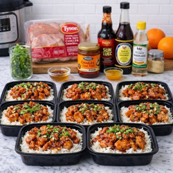 High Protein Chili Crisp Orange Chicken