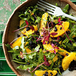Orange, Rocket And Currant Salad