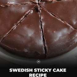 Sweden’s Famous Kladdkaka—a Rich, Gooey Chocolate Cake With A Molten Fudgy Center