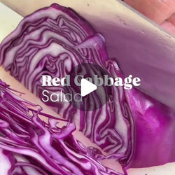 Red Cabbage Salad With Peanut Butter And Soy Dressing