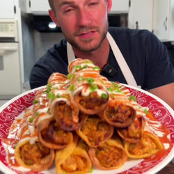 High Protein Chicken Taquitos