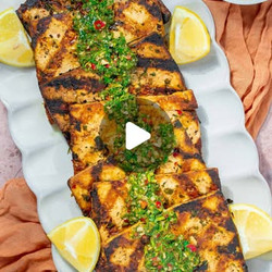 Chimichurri Grilled Tofu