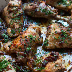 Roast Chicken With Caramelized Shallots