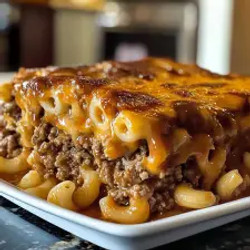 Mac Cheese Meatloaf Casserole