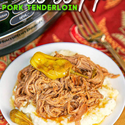 Slow Cooker Mississippi Pork Tenderloin