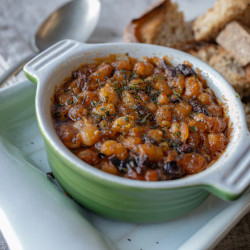 Lukas Volger's Smoky Confit'd Beans With Olives