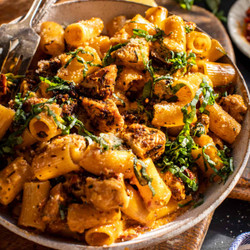 Spicy Tuscan Chicken Pasta