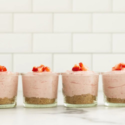 No-bake Strawberry Cheesecake