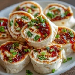 Sweet Heat Pepper Jelly Pinwheels
