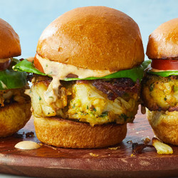 Cajun Crab Cake Sliders