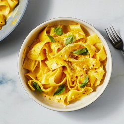 Creamy Saffron Butter Pasta