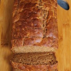 Spiced Greek Yogurt Applesauce Bread