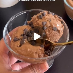 Chickpea Chocolate Ice Cream