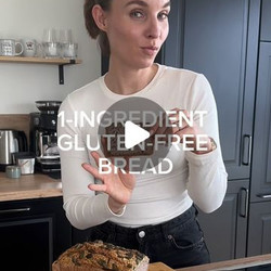1-ingredient Gluten-free Buckwheat Bread