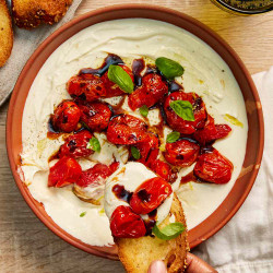 Whipped Feta With Roasted Tomatoes