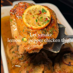 Lemon Pepper Chicken Thighs