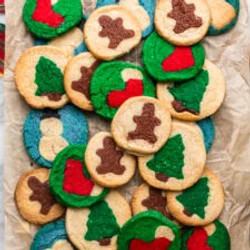 Easy Copycat Vegan Pillsbury Christmas Slice And Bake Sugar Cookies
