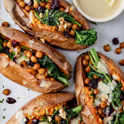 Loaded Sweet Potatoes