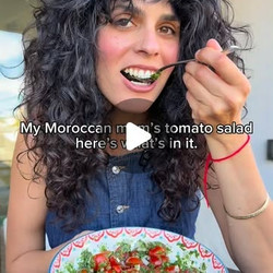 Moroccan Mom's Tomato Salad