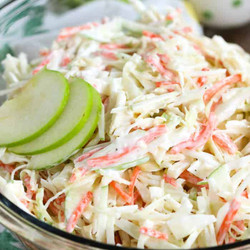 Creamy Apple Slaw Recipe