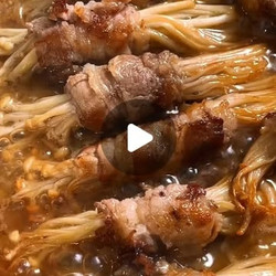 Enoki Beef Rolls