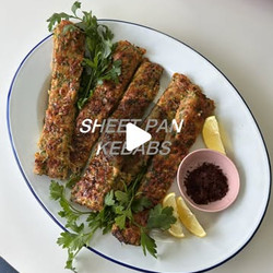 Sheet Pan Kebabs And Couscous Salad