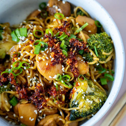 One-pan Chicken And Broccoli Ramen Noodles