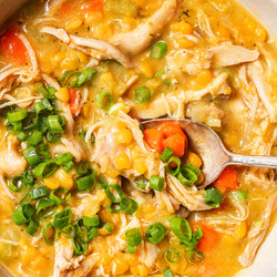 Chicken And Yellow Split Pea Stew