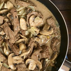 Mushroom Beef Stroganoff